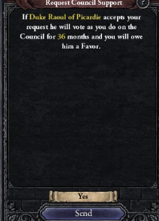 Council support from the Duke of Picardie, November 1069.PNG